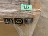 2-Tier Square LED Cantilever Offset Umbrella w/ 360 Rotation, Base - 10x10ft - 3