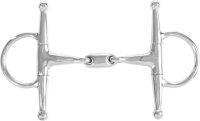 Horze Oval Link Joint Full Cheek Snaffle Horse Bit, 5