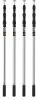10FT Dust Barrier Poles, 4 Pack