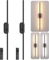 HISTAR Battery Operated Wall Sconces, 31.5inch, Set of 2