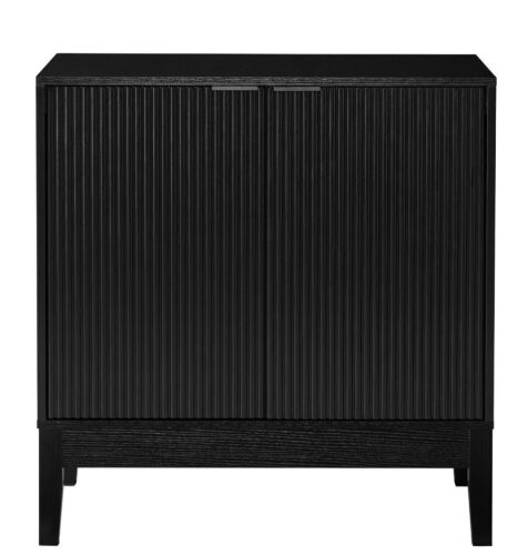 2-Door Reeded Storage Cabinet, Accent Furniture, Sideboard
