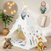 Natural Cotton Toddler Play Tent