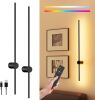 40" Battery Operated Wall Sconces, Set of 2