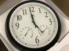 Infinity Instruments 24 Inch Classic Black Wall Thermometer Clock - 3