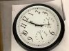 Infinity Instruments 24 Inch Classic Black Wall Thermometer Clock - 5