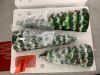 Set of 3 Pre-Lit Ceramic Tabletop Christmas Trees - 2