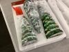 Set of 3 Pre-Lit Ceramic Tabletop Christmas Trees - 5