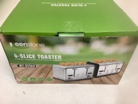 Eestone 4-Slice Toaster, Appears New, Sold as is.