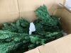 12' Unlit Spruce Pencil Christmas Tree w/ Folding Metal Base - 6