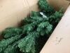 12' Unlit Spruce Pencil Christmas Tree w/ Folding Metal Base - 8