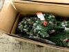 9' Pre-Lit Christmas Pine Tree w/ Pine Cones, Flocked Branch Tips, Berries - 2