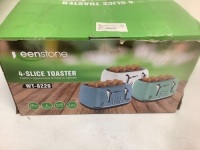 Eestone 4-Slice Toaster, Appears New, Sold as is.