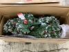 9' Pre-Lit Christmas Pine Tree w/ Pine Cones, Flocked Branch Tips, Berries - 5