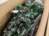 9' Pre-Lit Christmas Pine Tree w/ Pine Cones, Flocked Branch Tips, Berries - 6