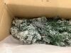 9' Pre-Lit Snow Flocked Artificial Pine Christmas Tree w/ Warm White Lights - 4