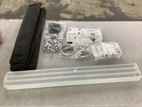 Sliding Garage Door Screen with Track