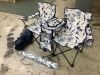 Portable 2-Person Fishing Chair with Removable Umbrella - 3