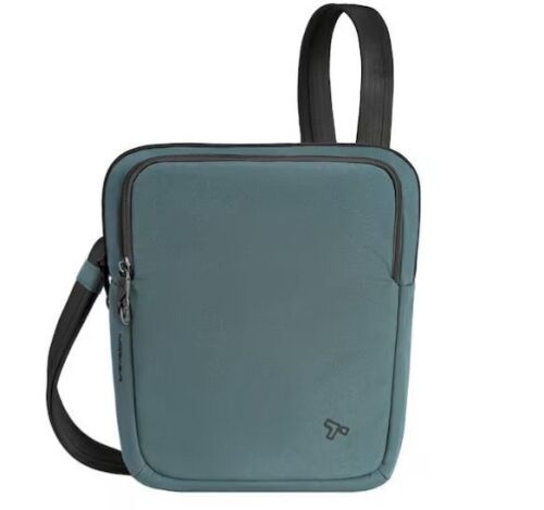 Travelon Anti-Theft Slate Blue The Voyages Slim Crossbody Tote Bag