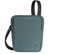 Travelon Anti-Theft Slate Blue The Voyages Slim Crossbody Tote Bag