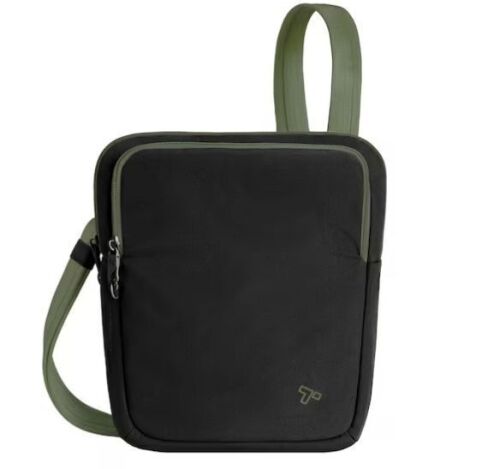 Travelon Anti-Theft Black The Voyages Slim Crossbody Tote Bag