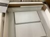 FUFU&GAGA White 27.3 in. H Built in Cabinet Wall Niche, 3-Tier Display Shelf - 4