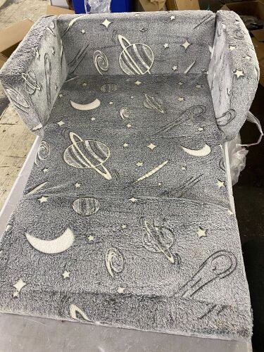 Toddler Folding Sofa Bed - Light Stains