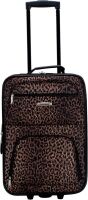 Rockland Leopard Print Carry-On Suitcase