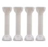 34.65 in. H White Decorative Roman Pillars, 4-Pack