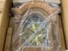 Bedford Clock Collection Honey Oak Chiming Pendulum Wall Clock - 3