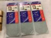 Lot of (3) Capri 24 in. W x 8 in. D Clear Glass with Pelican Brackets Decorative Wall Shelf - 4