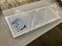 ACLAMINAIRE 36 in. x 14 in. Aluminum Return Air Grille in White