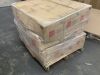 Lot of (9) 6' Pre-Lit Snow Flocked Artificial Pine Christmas Tree w/ Multicolored Lights - Some Boxes Water Damaged - 6
