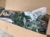 12' Pre-Lit Flocked Artificial Aspen Noble Fir Christmas Tree w/ Metal Stand - 6