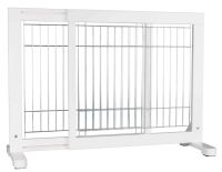 Freestanding Pet Gate, Adjustable Width