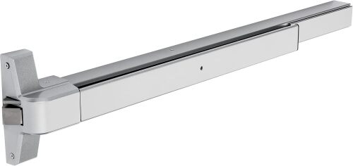 Dynasty Hardware Push Bar Panic Exit Device for Emergency Exit Doors, Aluminum Finish Commercial Panic Bar Door Handle, Push Bar for Exit Door, Panic Bar Lock, Push Bar Door Handle for Safety