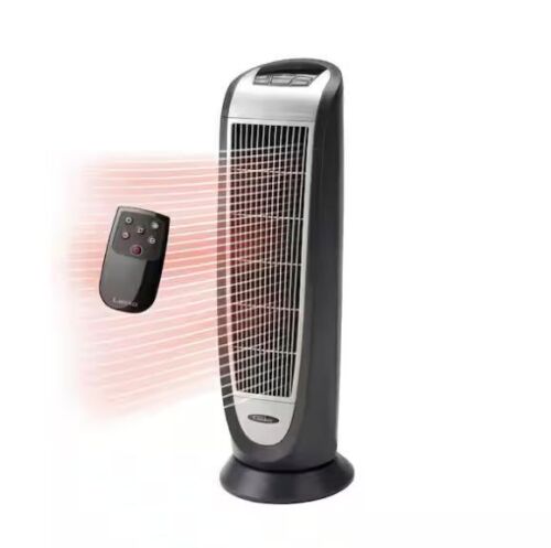 Lasko Tower 23 in. 1500-Watt Electric Ceramic Oscillating Space Heater with Digital Display and Remote Control
