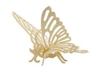 3D Wood Butterfly Puzzle - 6 Packs, 3 Per Pack