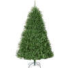 6ftHinged Douglas Full Fir Artificial Christmas Tree w/ Metal Stand