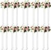 31.5inch 10 Set Acrylic Flower Vase Column Stand Wedding Flower vase Wedding Centerpieces for Tables