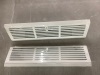 18 Inch Baseboard Register Duct Opening Size Vent Covers, 2 Pack - 3