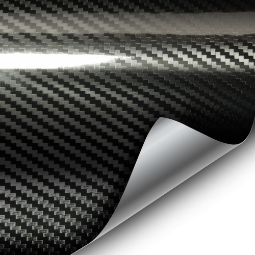 VVIVID Epoxy High Gloss Black Carbon Vinyl Automotive Wrap Film