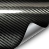 VVIVID Epoxy High Gloss Black Carbon Vinyl Automotive Wrap Film