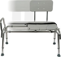 DMI Tub Transfer Bench and Shower Chair with Non Slip Aluminum Body