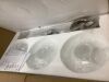 Pathson Milk White Glass Bathroom Wall Sconce Lights, 3-Light Hardwired Wall Vanity Lamps for Living Room Vintage Home Decor, E26 Base - 2