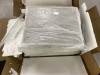 White Night Stand with Fabric Drawer - 3
