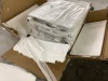 White Night Stand with Fabric Drawer - 4