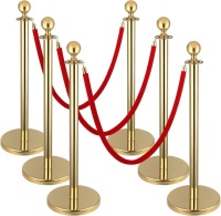 Crowd Control Stanchions, 6 pc