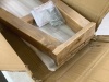 Rustic Wood Farmhouse Narrow Entryway Bench - 4