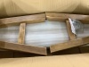 Rustic Wood Farmhouse Narrow Entryway Bench - 6