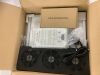 25W Solar Powered Exhaust Fan Kit with 12000mAh Lithium Battery, 2600RPM 10ft Cord IP67 Waterproof Black - 3